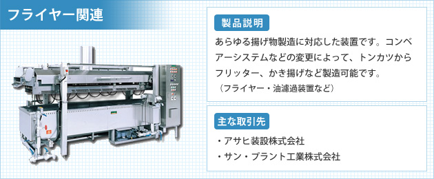 フライヤー関連